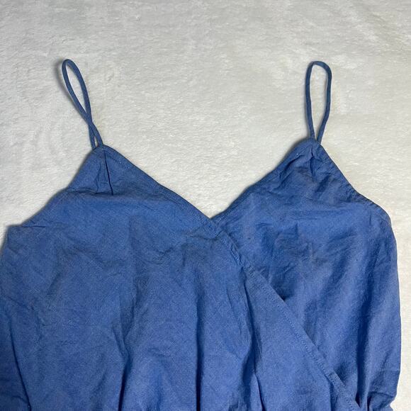 Women's Sleeveless V-Neck Romper Playsuit Size Small Casual Summer Lightweight - Picture 3 of 10